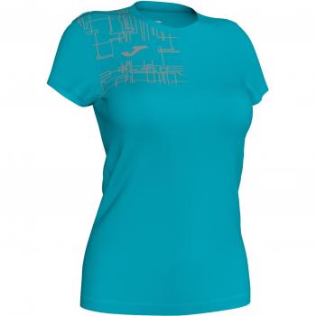 Camiseta manga corta mujer Elite VIII turquesa Joma