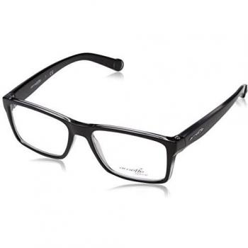 Arnette Synth Monturas de gafas, Black On Clear, 54 para Hombre