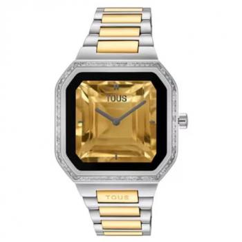 Reloj Inteligente Tous B-Connect con Brazalete de Acero y Zirconitas, Control de Ritmo Cardíaco, Sueño y Modos Deportivos, Compatible con Android e iOS