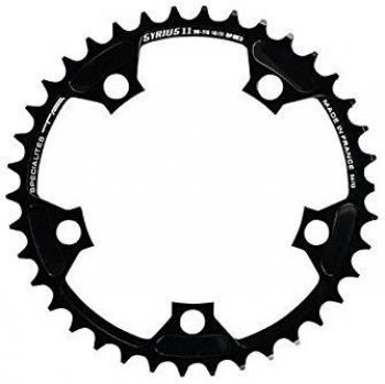 ATAT-1 Syrius Shimano Plato Compact, Adultos Unisex, Negro, 38 Dientes