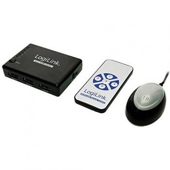 LogiLink HD0004 - Switch de 5 puertos Mini HDMI