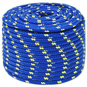 Cuerda de barco polipropileno azul 14 mm 25 m