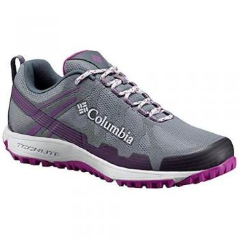 Columbia Conspiracy V, – Zapatillas de Senderismo Bajas Mujer, TI Grey Steel/Intense Violet, 36,5