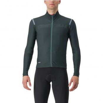 Jersey Castelli Tutto Nano RoS Manga Larga Verde Pino Talla S