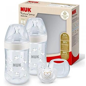 Set de Biberones Nuk Nature Sense 260ml + Jugo Genius 0-6 meses Mixto