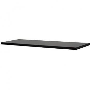Maze Estantería de pared Pythagoras L 80 x 27 x 1,9 cm, madera, color negro