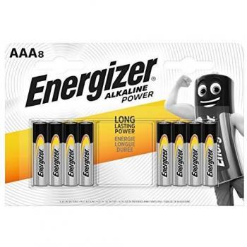 Energizer e300127802 – Alkaline battery LR03, AAA, Blister pack of 8