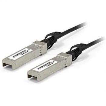 Cable de Fibra Óptica LevelOne DAC-0103, 3m, SFP+, Conectores Macho a Macho, Negro y Acero Inoxidable