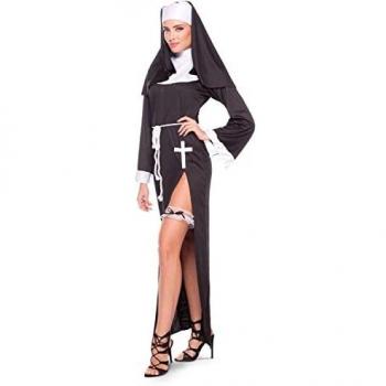 Folat B.V. Folato - Erwachsenenkostüm monja, vestido con Haube