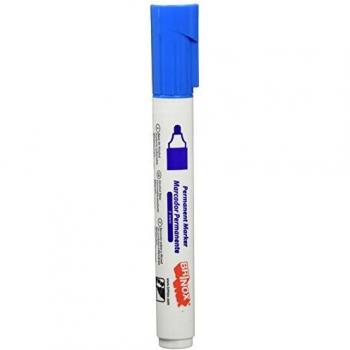 Brinox B42130C - Marcador permanente, 2 mm, color azul
