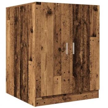 Armario de Lavadora Madera Envejecida 70,5x71,5x91,5 cm, Mueble de la Lavadora, Armario de la lavandería, Mueble de lavadero