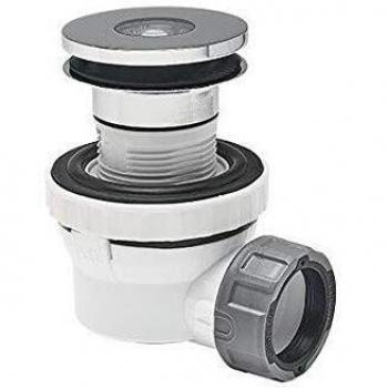 Sifón de lavabo XS Pure Quick Clac WIRQUIN con desagüe y rebosadero