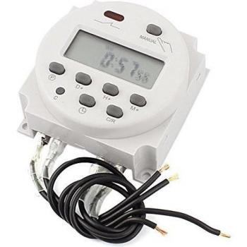 AC/DC12V Digital Electronic LCD Temporizador Programable Interruptor de relé