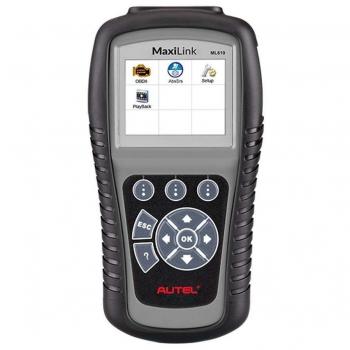 Autel MaxiLink ML619 Herramienta Diagnosis Multimarca y Lector de Códigos Error Funciones OBD2 EOBD con Sistemas ABS SRS Airbag en Pantalla TFT a Color