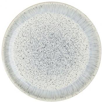 Denby Halo Speckle 26cm Gray-Brown Coupe Dinner Plate