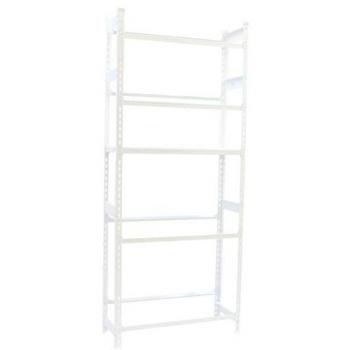 Estantería SimonRack para Cajas de Bebidas, 12 Cajas, 5 Baldas, 100 kg por balda, 2000x800x300 mm, Blanco, Sin Tornillos - Simonbottle
