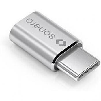 Adaptador USB-C a Micro USB Premium SONERO UA110 - Color Plata
