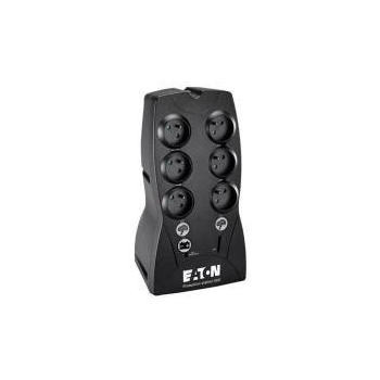 Eaton 66943 - Sistema de Alimentación Ininterrumpida (UPS) con 500 VA y 6 Salidas AC, Modelo Protection Station 500 DIN