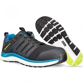 Zapatos de Seguridad Albatros Breeze Impulse Low S1P ESD HRO SRA Talla 40 Negro/Azul