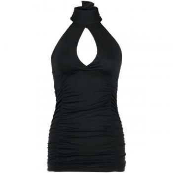 Fashion Victim Turn Up Top Mujer Negro M