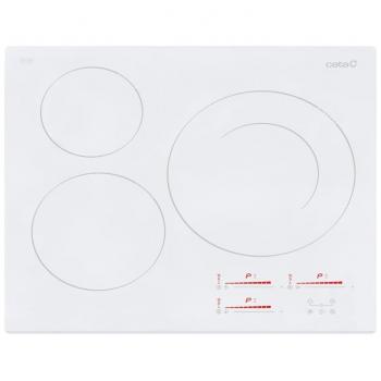 Cata INSB6030WH Placa de Inducción 3 Zonas Booster Blanco 59cm
