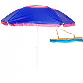 Sombrilla playa de Aluminio diámetro 140-160cm con Protección Solar UV50+