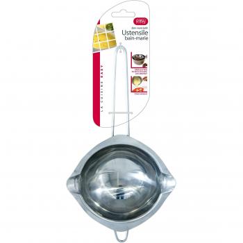 Fácil Make KU6132 cazo de acero inoxidable para cocinar al baño María 14,5 x 6,5 x 14,5 cm