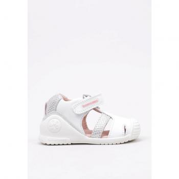Biomecanics 232102 C Sandalia Plana Bebé Niña Blanco Talla hasta 30