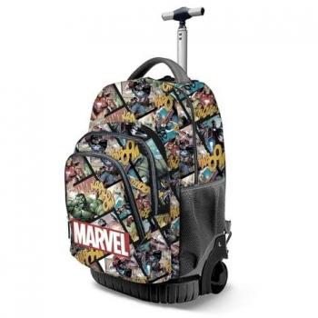 Mochila Trolley GTS Fan Los Vengadores de Marvel, 32 x 47 cm, Capacidad 39 L, Multicolor