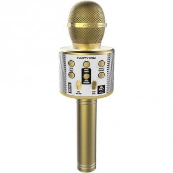 Cefa Toys Micrófono Karaoke Bluetooth 7 en 1 Estéreo Inalámbrico con Interpretación Vocal Distorsionador de Voz Mezclador Compatible con Spotify Youtube Apps de Karaoke Modelos Surtidos