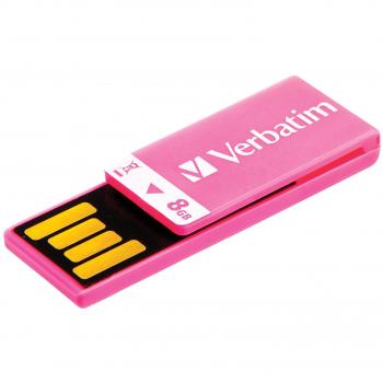 Verbatim Clip-it - Memoria USB 2.0 de 8 GB, color rosa