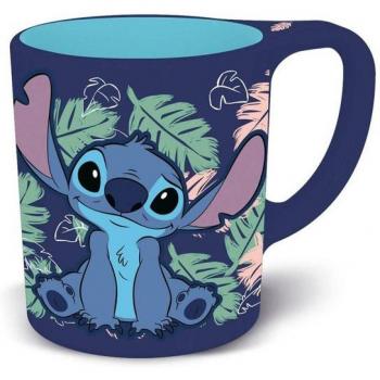 Taza cerámica antivuelco Stitch Ohana 295ml Lilo y Stitch Disney Store