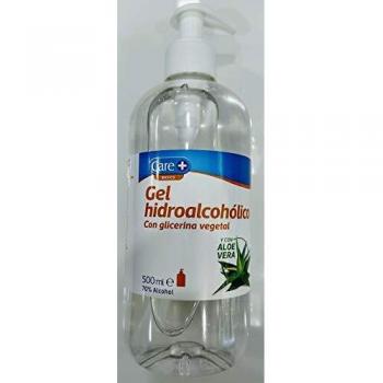 GEL HIDROALCOHOLICO CON ALOE VERA Y GLICERINA VEGETAL 500ML