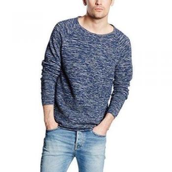 SELECTED HOMME SHNJULIAS CREW NECK-suéter Hombre    gris