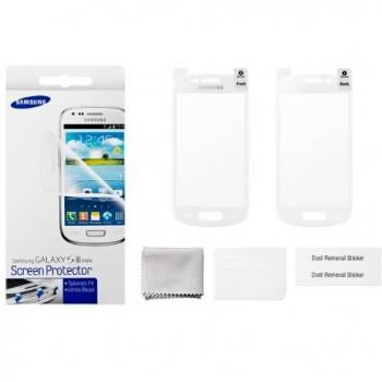 Samsung Protective Film - Protector de pantalla para Samsung Galaxy S3 Mini, blanco