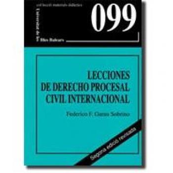 Lecciones de derecho procesal civil internacional: 099