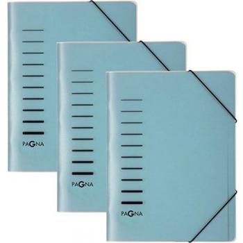 Carpeta Archivadora PAGNA A4 de PP con 6 Compartimentos, Azul