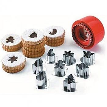 Lacor - 68087 - Set De 8 Cortadores De Galletas Navidad