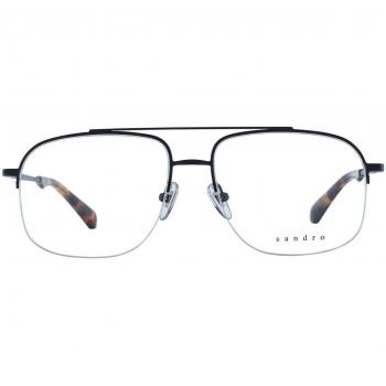 Montura de Gafas Graduadas para Hombre Sandro SD3006 Negra 57mm con Bloqueo de Luz Azul