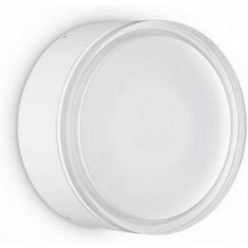 Plafón URANO blanco 1 bombilla de Aluminio Ideal Lux Lámpara de techo/pared de aluminio blanco con difusor acrílico