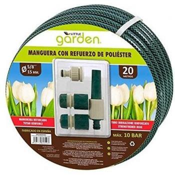 LITTLE GARDEN BY01090260302 - Manguera, 20 m, Color Verde
