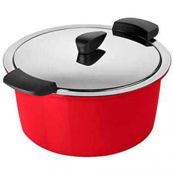 Kuhn Rikon Red Hotpan Energy-Saving Serving Casserole Pot 1L/14cm