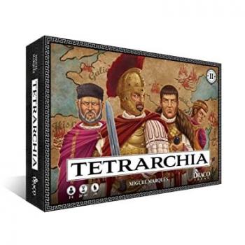 Juego de Mesa Tetrarchia - Draco Ideas, juego de cartas estratégico, 2-4 jugadores, duración de 30-60 minutos, recomendado para mayores de 12 años, incluye cartas ilustradas y mecánicas de construcción de ma