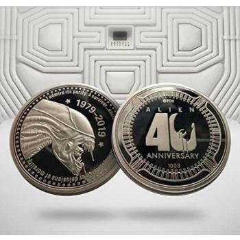 Moneda Alien. 40th Anniversary. Silver Edition. Fanatik