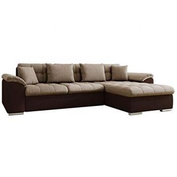 Sofá Rinconero Comfivo 107 con Función de Descanso y Caja de Ropa de Cama, 280 x 160 x 76 cm