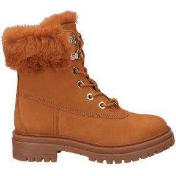 Botines de piel GEOX D Iridea marrón para mujer y niña