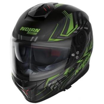 Nolan Casco Integral N80-8 Turbolence N-Com Negro Verde S