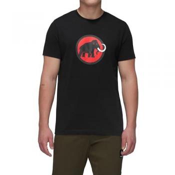 Camiseta Mammut Core Classic Hombre Manga Corta Negra Roja S, Algodón Orgánico, Sostenible, Casual, Deportivo