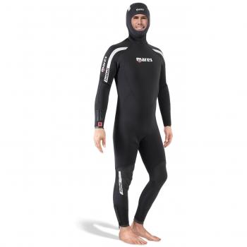 Mares Monosuit 2nd Shell - Traje de Buceo para Hombre, Color Negro, Talla S6