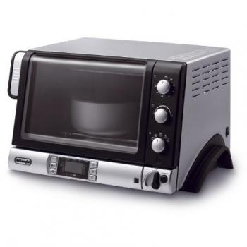 Delonghi Pangourmet EOB2071 Horno panificador, 1400 W, Acero Inoxidable, Negro